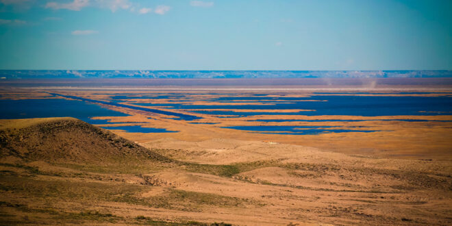 Reste des Aralsees (Aralkum)